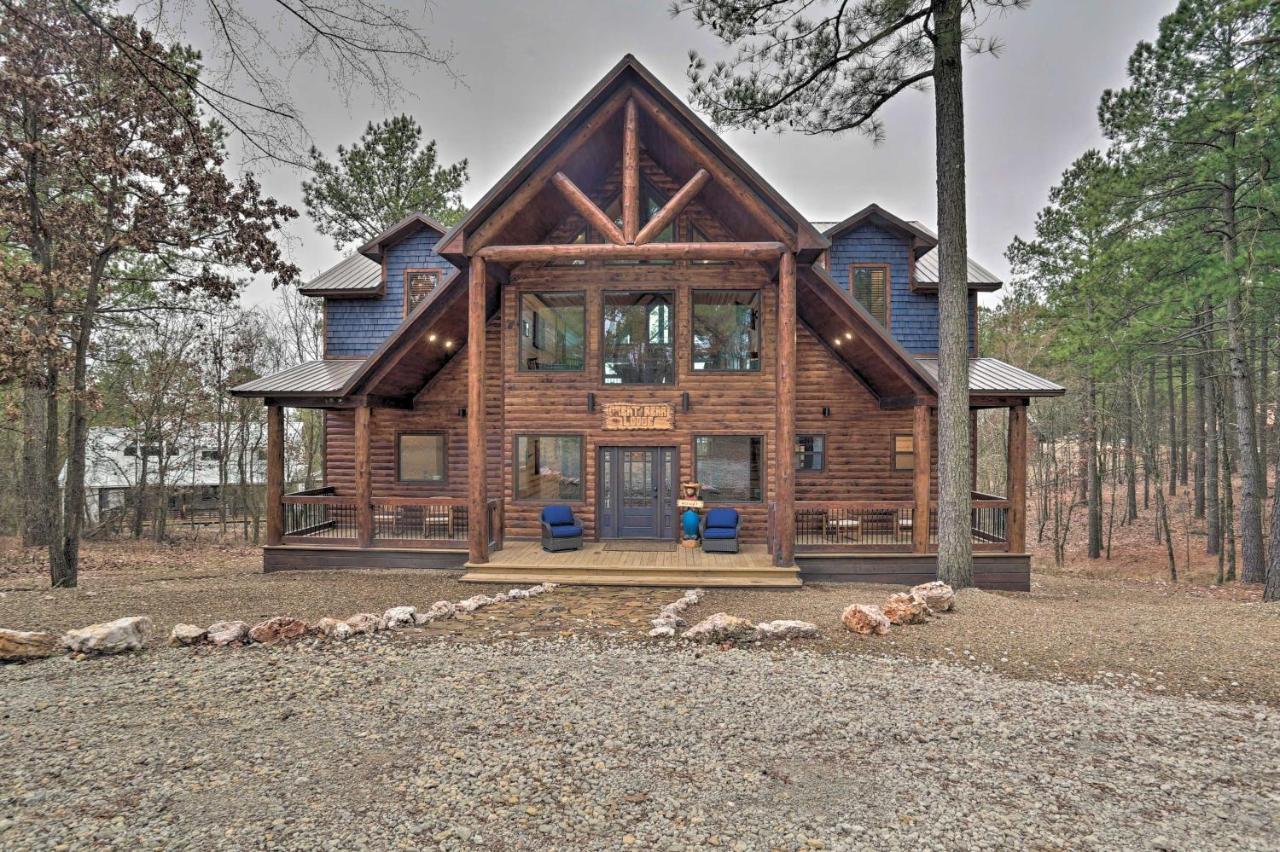 Luxe 'Great Bear Lodge' With Spa, Fire Pit, And Views! Broken Bow Extérieur photo